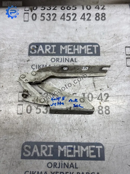 Çıkma vw jetta golf 5 motor kaputu menteşesi sol