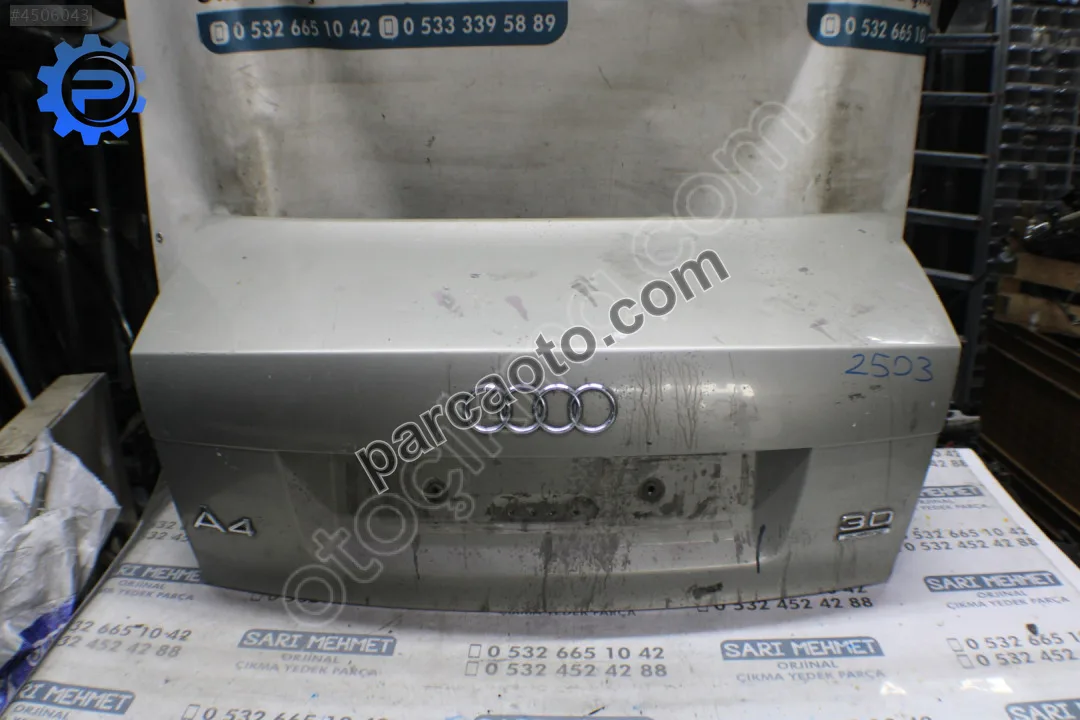 Çıkma audi a4 bagaj kapağı 2503
