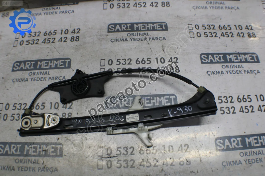 Çıkma vw passat b8 sol arka cam krikosu k-930
