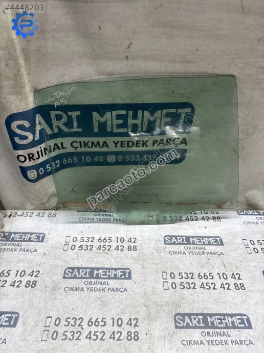 Çıkma skoda octavıa a5 sağ arka kapı camı 43r-00048