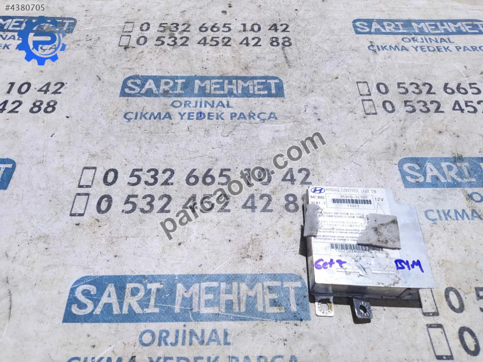 Hyundai getz airbag beyni 95910-1c100 hundai hava yastığı modülü