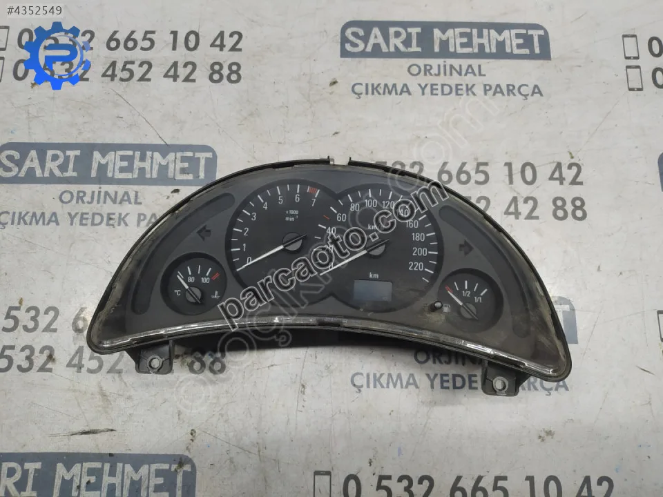 Çıkma opel corsa c kilometre gösterge saati 13140234ld