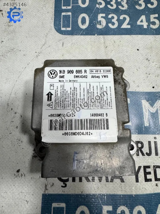 Çıkma vw golf 5 jetta octavia airbag beyni 1k0909605r