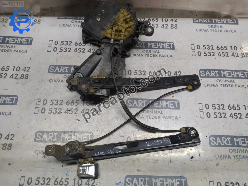 Çıkma seat leon sağ ön cam krikosu k-903