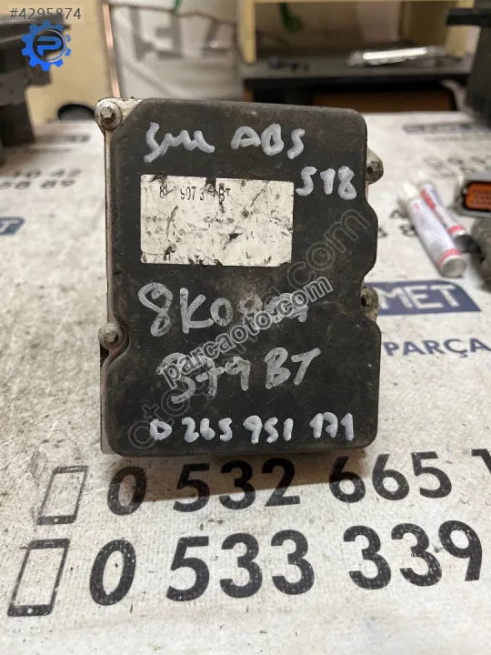 Çıkma audı a4 8k0 907 379 bt 0 265 951 171 abs beyni