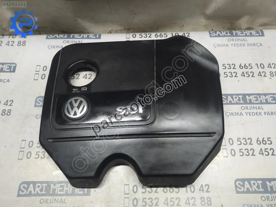 Çıkma vw polo 1.9 motor üst plastiği 2002