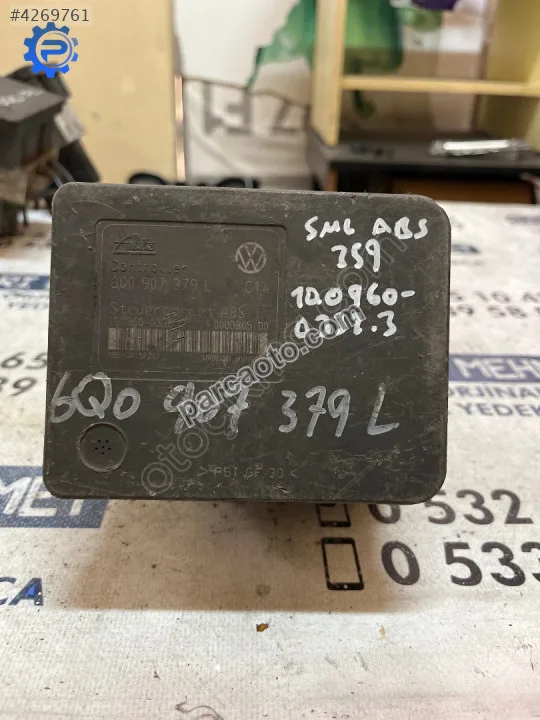Çıkma vw polo 6q0 907 379 l 10.0960-0332.3 abs beyni