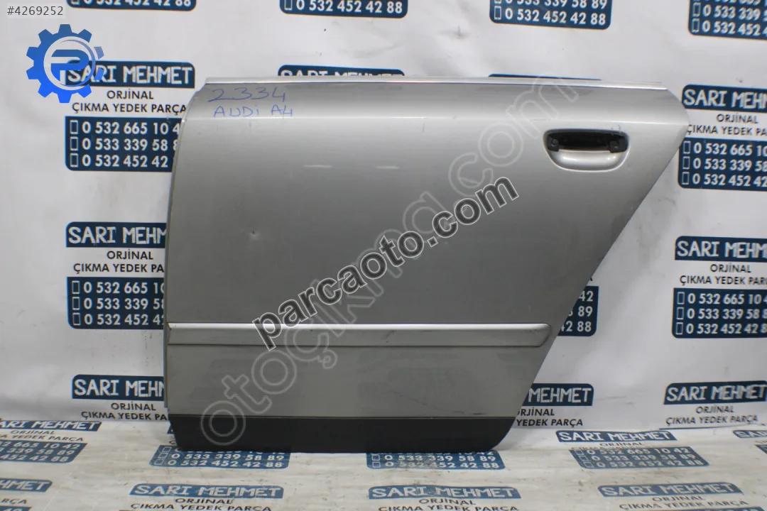 ÇIKMA AUDİ A4 SOL ARKA KAPI 2434 ÇIKMA AUDİ A4 SOL ARKA KAPI 2434