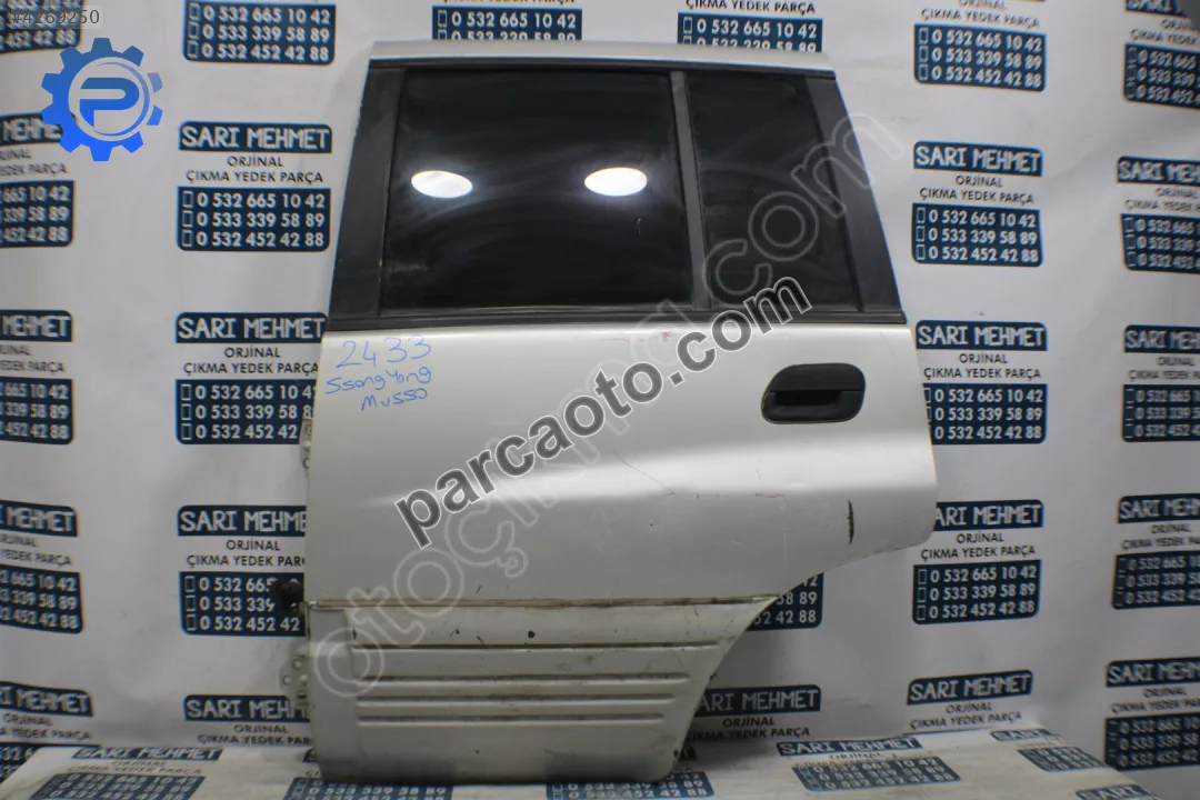 Çıkma ssangyong musso sol arka kapı 2433
