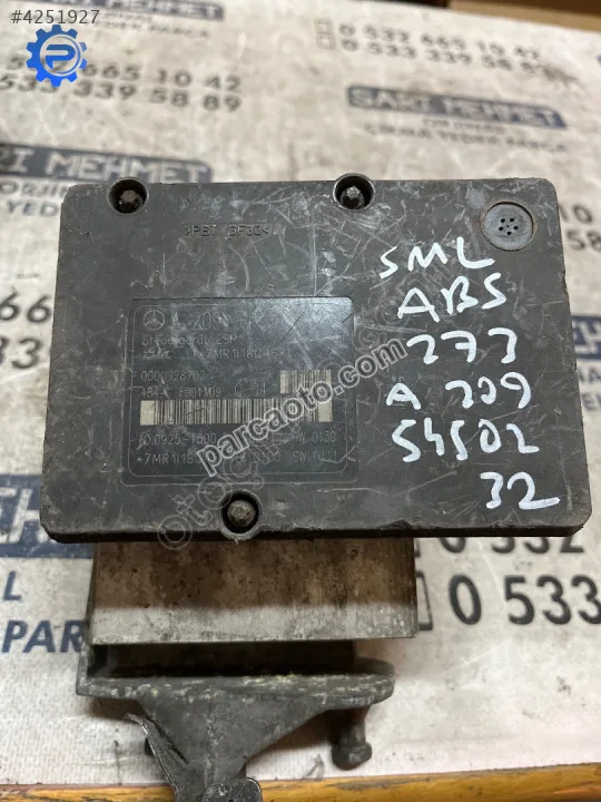 Çıkma mercedes w209 a 209 545 02 32 10.0925-1500.3 abs beyni