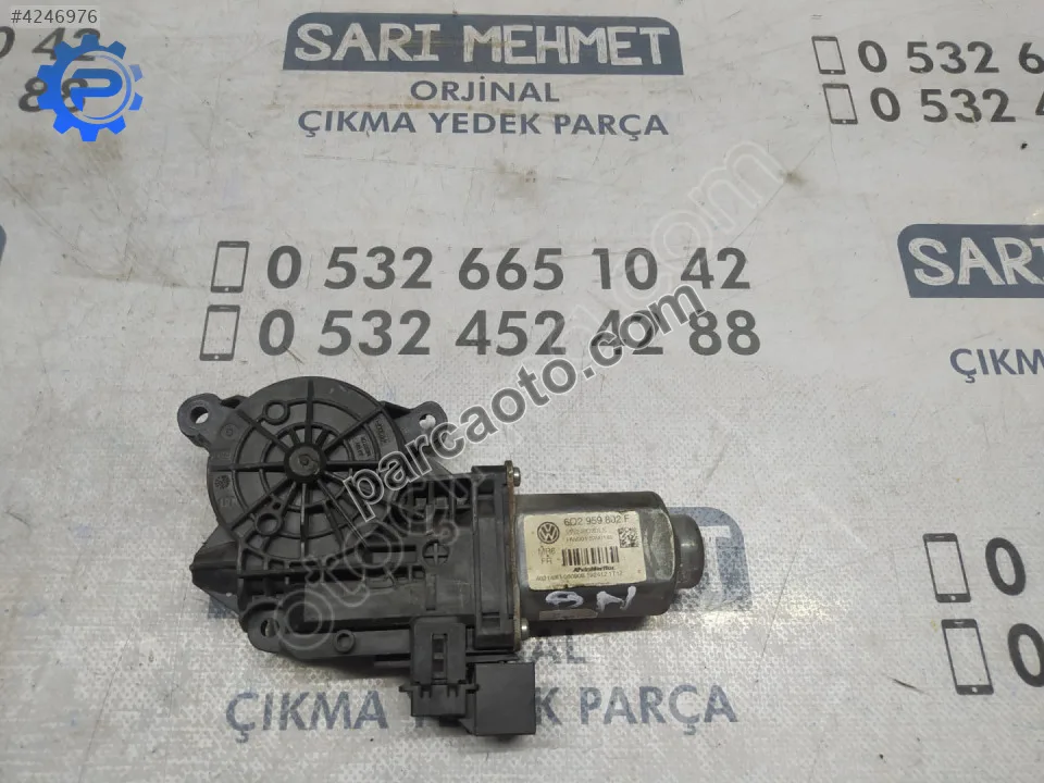 Çıkma vw polo sağ ön cam motoru 6q2959802f