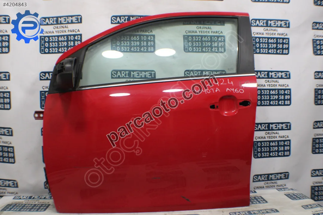 ÇIKMA TOYOTA AYGO SOL ÖN KAPI 2424 ÇIKMA TOYOTA AYGO SOL ÖN KAPI 2424