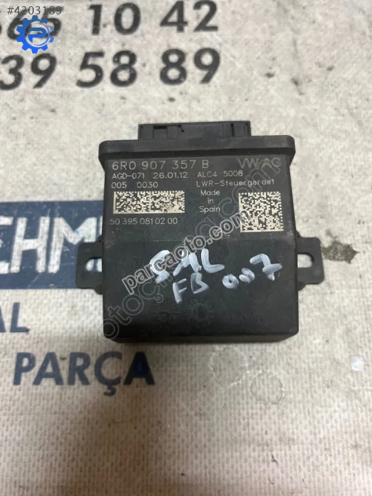 Çıkma vw polo 6r0 907 357 b 6r0907357b far ayar beyni