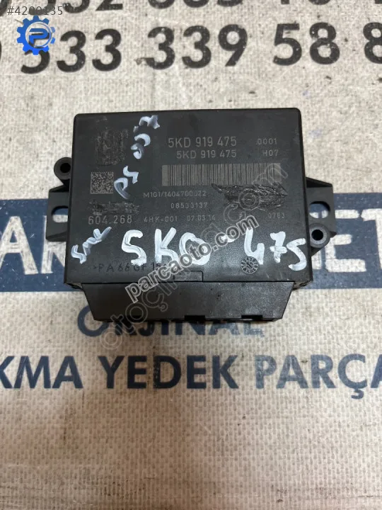 ÇIKMA VW GOLF 6 5KD 919 475 5KD919475 PARK SENSÖR BEYNİ ÇIKMA VW GOLF 6 5KD 919 475 5KD919475 PARK SENSÖR BEYNİ
