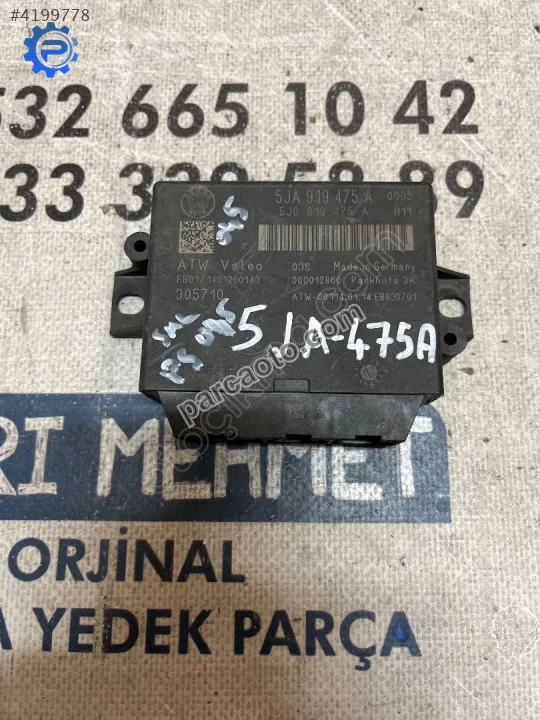 Çıkma skoda rapıd 5ja 919 475 a 5ja919475a park sensör beyni