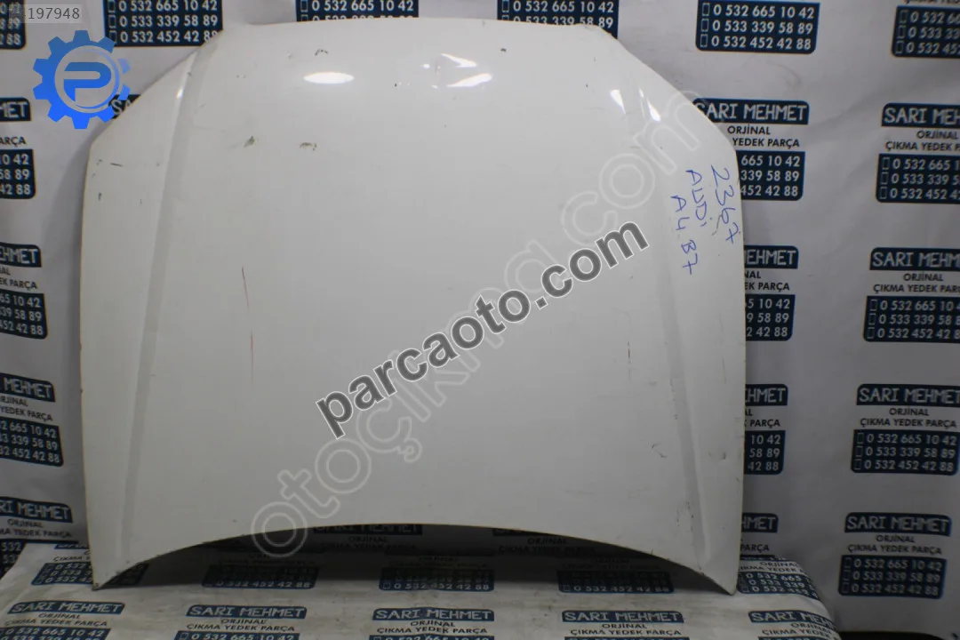 Çıkma audi a4 b7 motor kaputu 2367