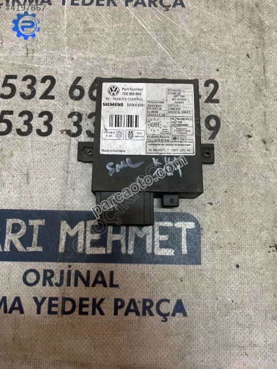 Çıkma vw transporter t4 caravelle 7d0 959 800 konfor beyni