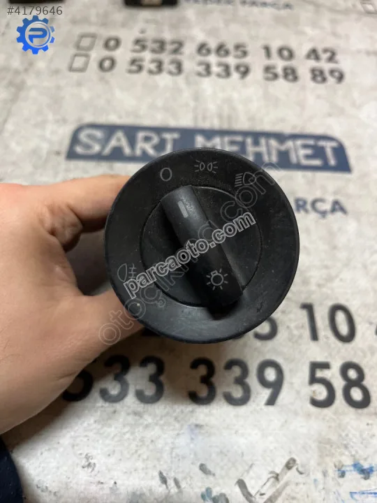 Çıkma vw golf 4 tc4 6q0941531b tc46q0941531b far anahtarı