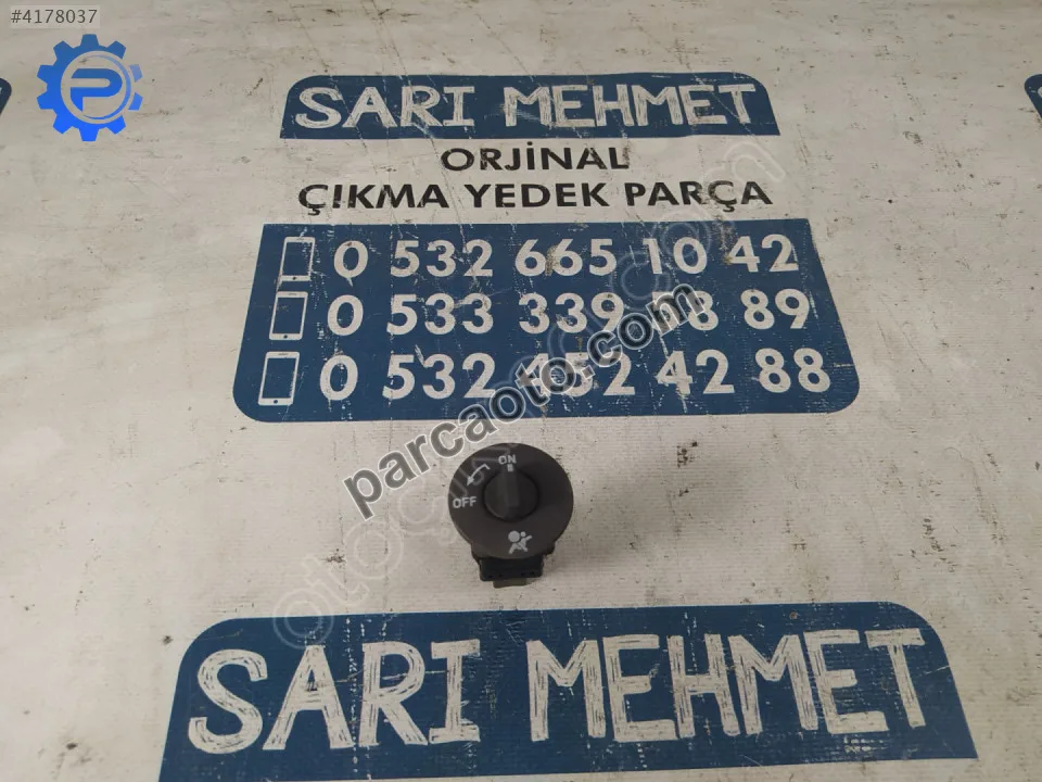 Çıkma renault fluence clio 4 airbag on off düğmesi
