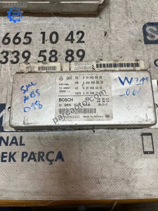 Çıkma mercedes w211 a 211 540 68 45 0 265 109 548 abs esp beyni