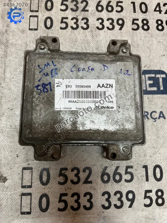 Çıkma opel corsa d e83 55580499 aazn e8355580499aazn motor beyni