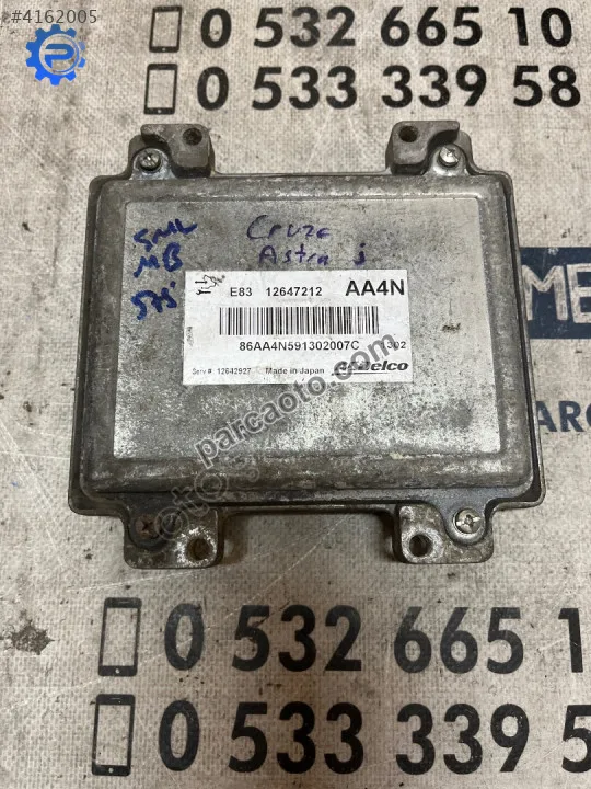 Çıkma opel astra j e83 12647212 aa4n e8312647212aa4n motor beyni