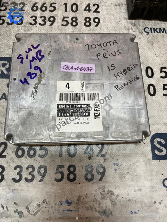 Çıkma toyota prius 1.5 hybrid benzin 89661-47040 motor beyni