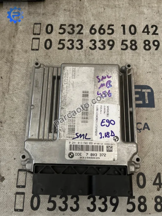 Çıkma bmw e87 dde 7 803 372 7803372 motor beyni
