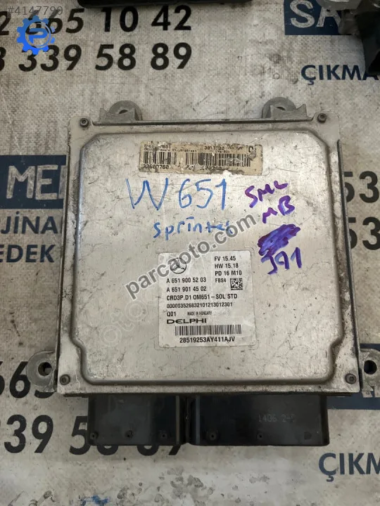 Çıkma mercedes w205 a 651 900 52 03 a6519005203 motor beyni