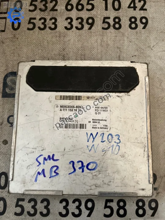 Çıkma mercedes w203 w210 a 111 153 18 79 a1111531879 motor beyni