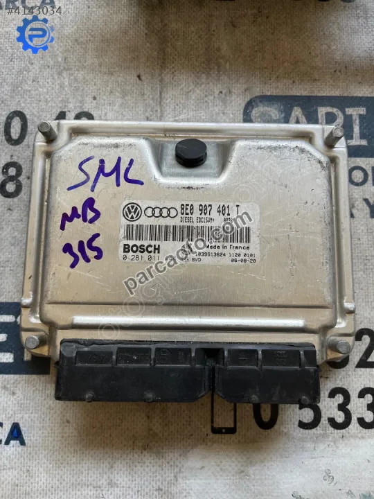 Çıkma skoda superb 2.5tdı 8e0 907 401 t 8e0907401t motor beyni