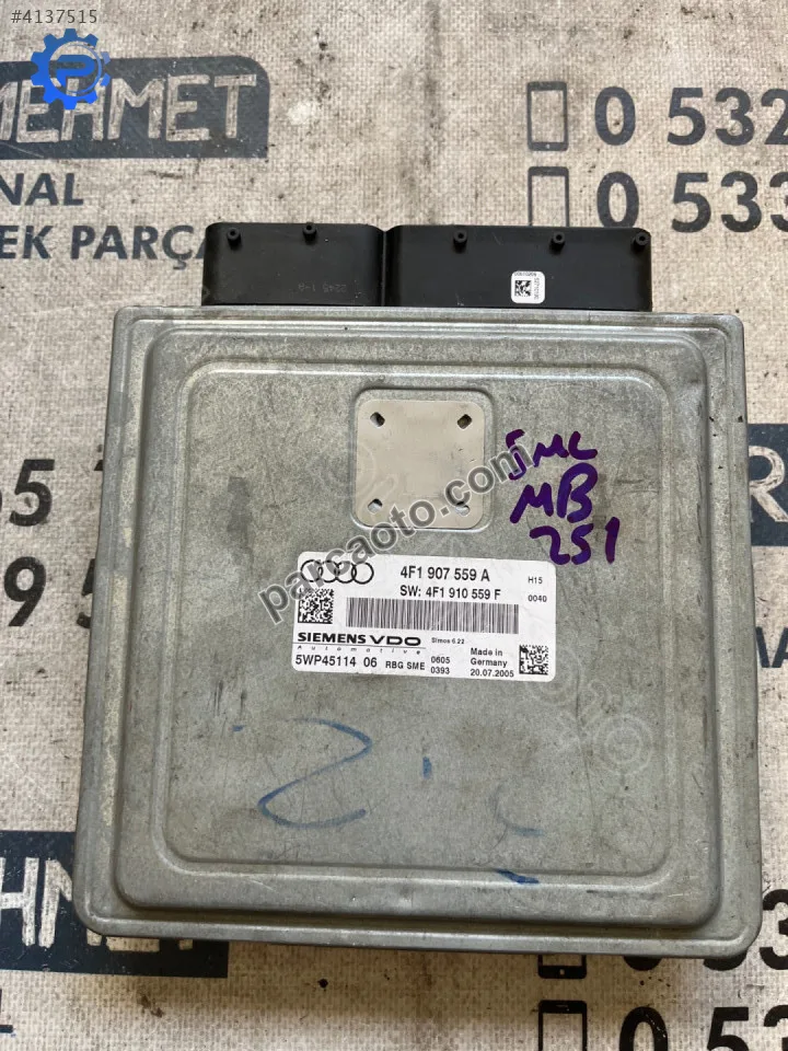 Çıkma audı a6 3.2 4f1 907 559 a 4f1907559a motor beyni