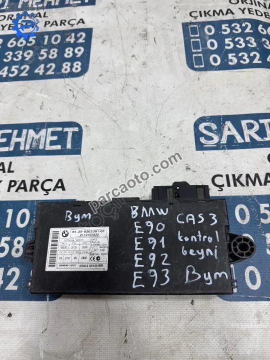 Çıkma bmw e90 e91 e92 e93 cas 3 kontrol modülü beyni 9262361
