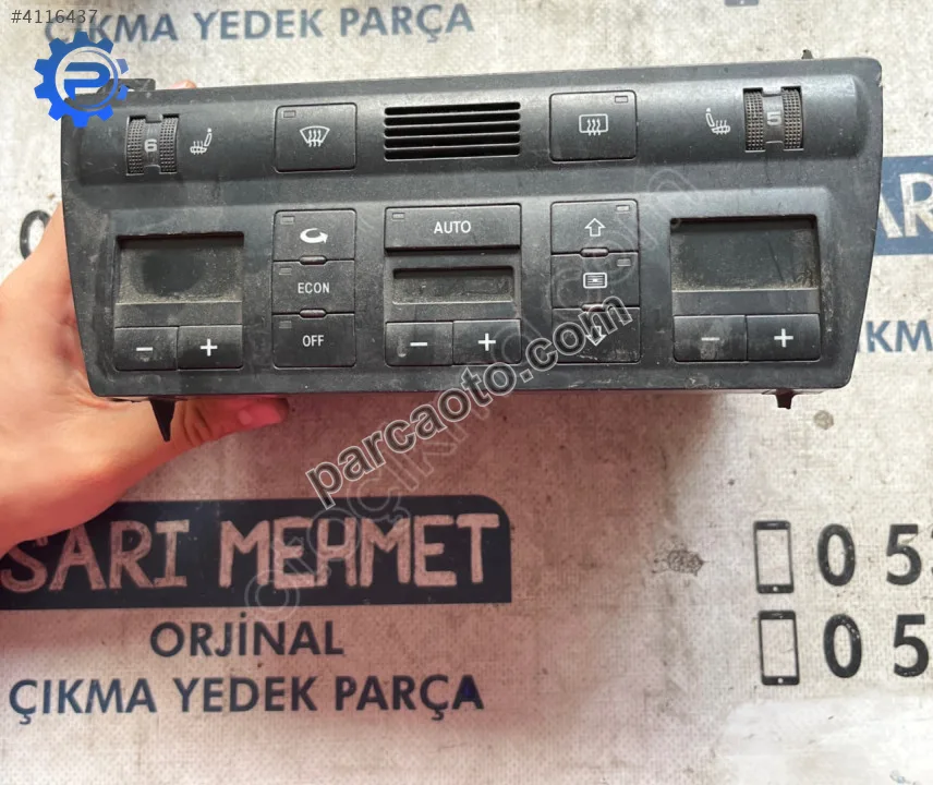 Çıkma audı a6 4b0 820 043 g 4b0820043g klima kontrol paneli