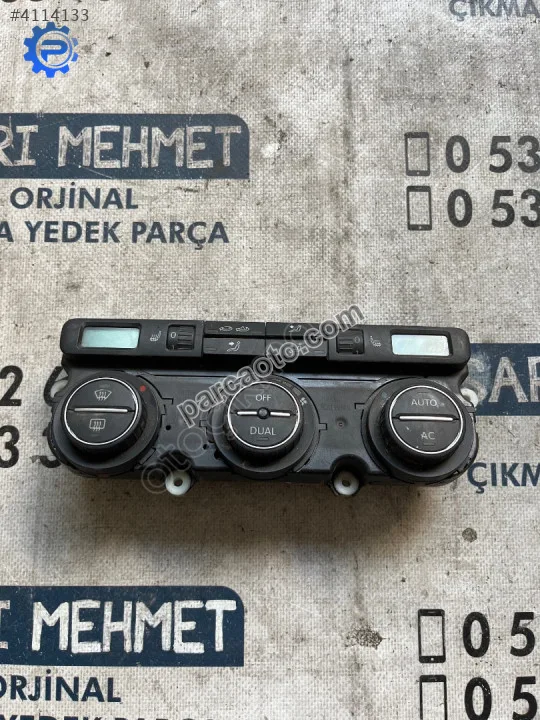 Çıkma vw passat 3c0 907 044 da 3c0907044da klima kontrol paneli