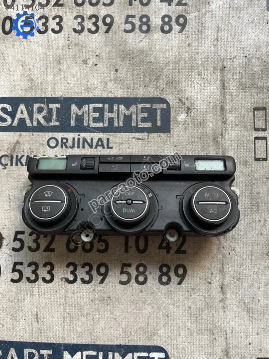 Çıkma vw golf 1k0 907 044 da 1k0907044da klima kontrol paneli