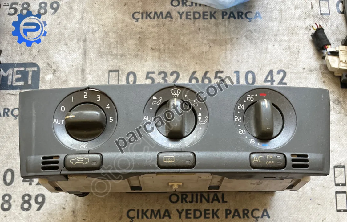 Çıkma volvo s40 v40 86358398 klima kontrol paneli