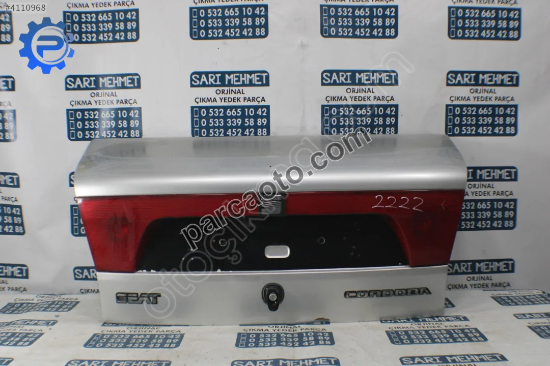 Çıkma seat cordoba bagaj kapağı 2222