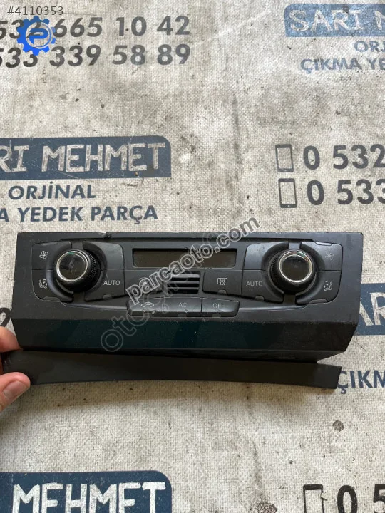 Çıkma audı a4 8t1 820 043 ap 8t1820043ap klima kontrol paneli
