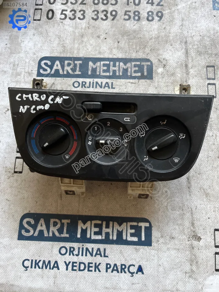Çıkma citroen nemo klima kontrol paneli