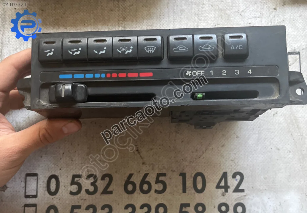 Mazda 121 Klima Kontrol Panel - Konya Selçuklu