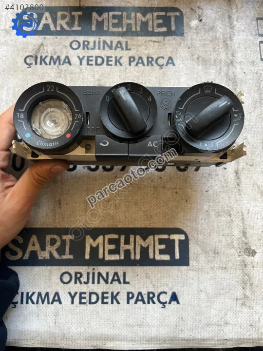 Çıkma vw polo 6q0 820 045 e 6q0820045e klima kontrol paneli