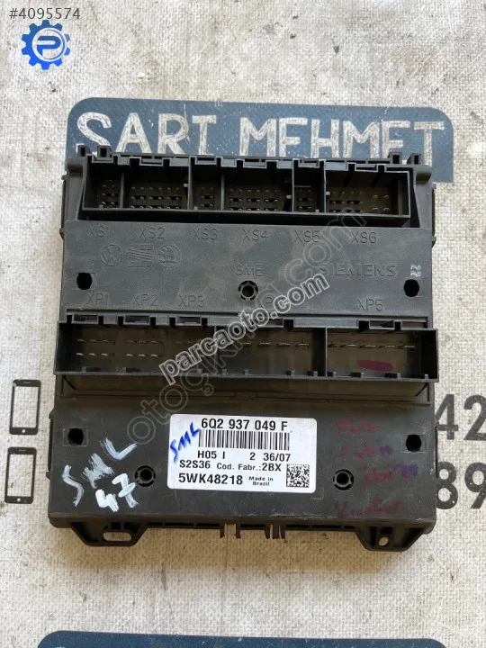 Çıkma skoda fabıa 6q2 937 049 f 6q2937049f bcm beyni