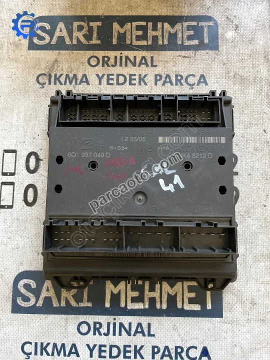 Çıkma vw polo cordoba fabia 6q1937049d bcm beyni