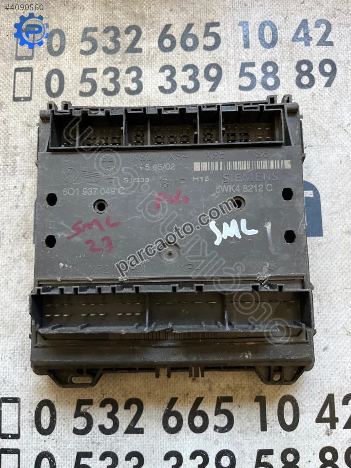 Çıkma vw polo ibiza fabia 6q1937049c bcm beyni