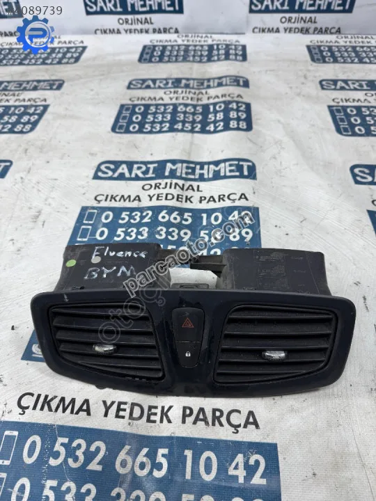 Çıkma renault fluence orta havalandırma ızgarası