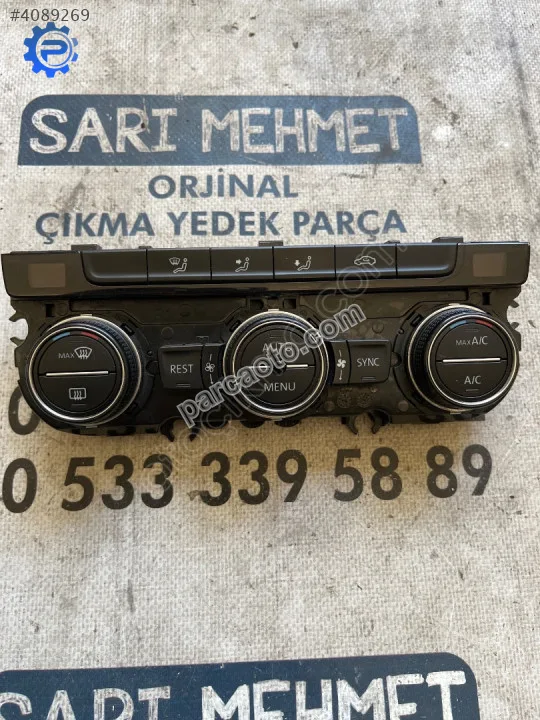 Çıkma vw passat 5g0907044ag 5g0 907 044 ag klima kontrol paneli