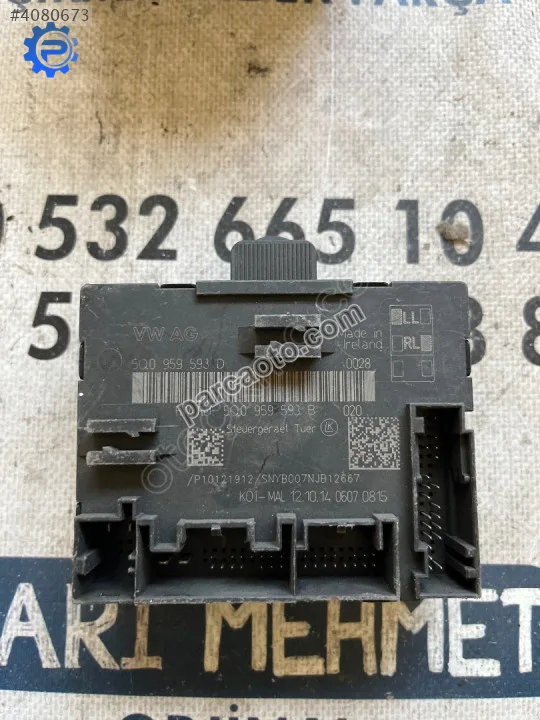 Çıkma vw passat 5q0 959 593d 5q0959593d kapı kontrol beyni