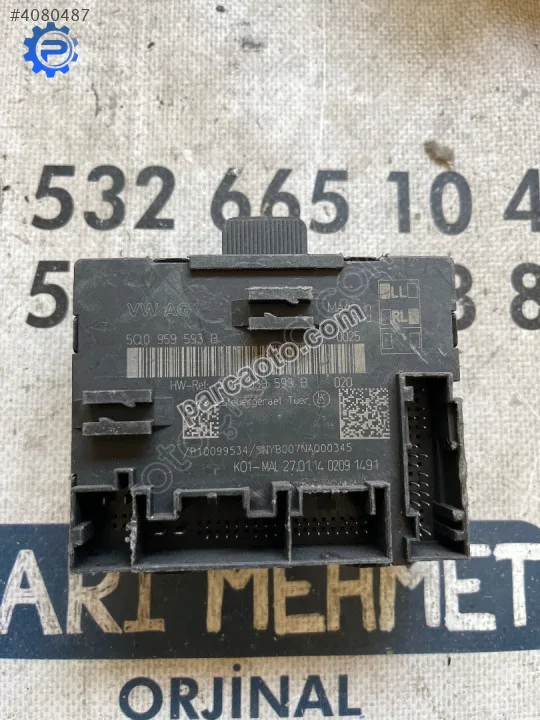 Çıkma vw passat 5q0 959 593b 5q0959593b kapı kontrol beyni