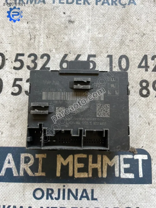 Çıkma audı a3 5q0 959 395e 5q0959395e kapı kontrol beyni